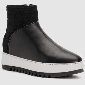 New- AQUATALIA Alayna Leather & Suede Ankle Boots